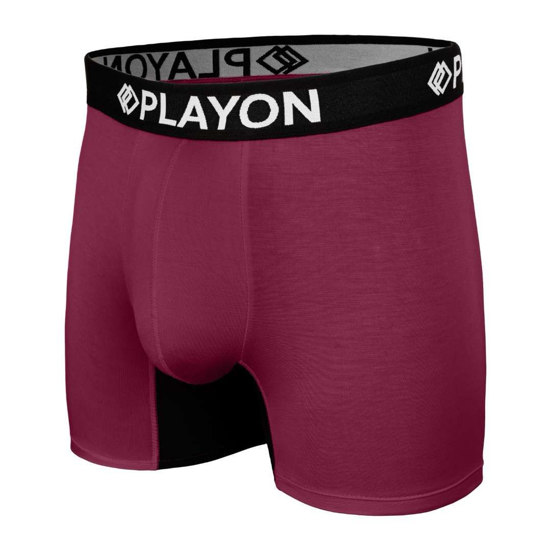 Bamboo Boxers - Soft snug comfortable Bamboo Boxers contoured pouch no chafe no ride up no irritation friction free panels chafe stopper panels hypo-allergenic sustainable bamboo